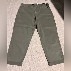 Liverpool Ryder straight leg trouser in olive size 16 NWT